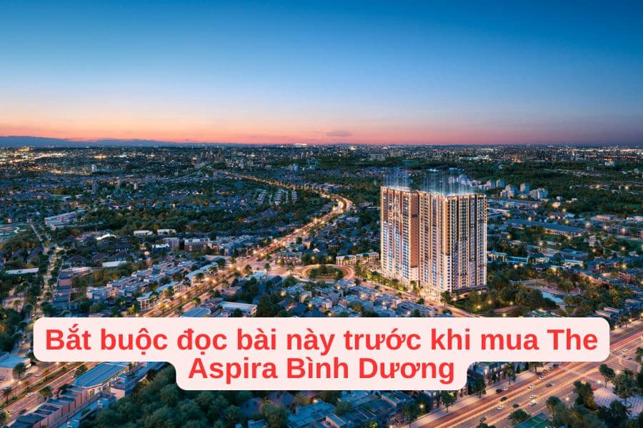 Bắt buộc đọc bài này trước khi mua The Aspira Bình Dương