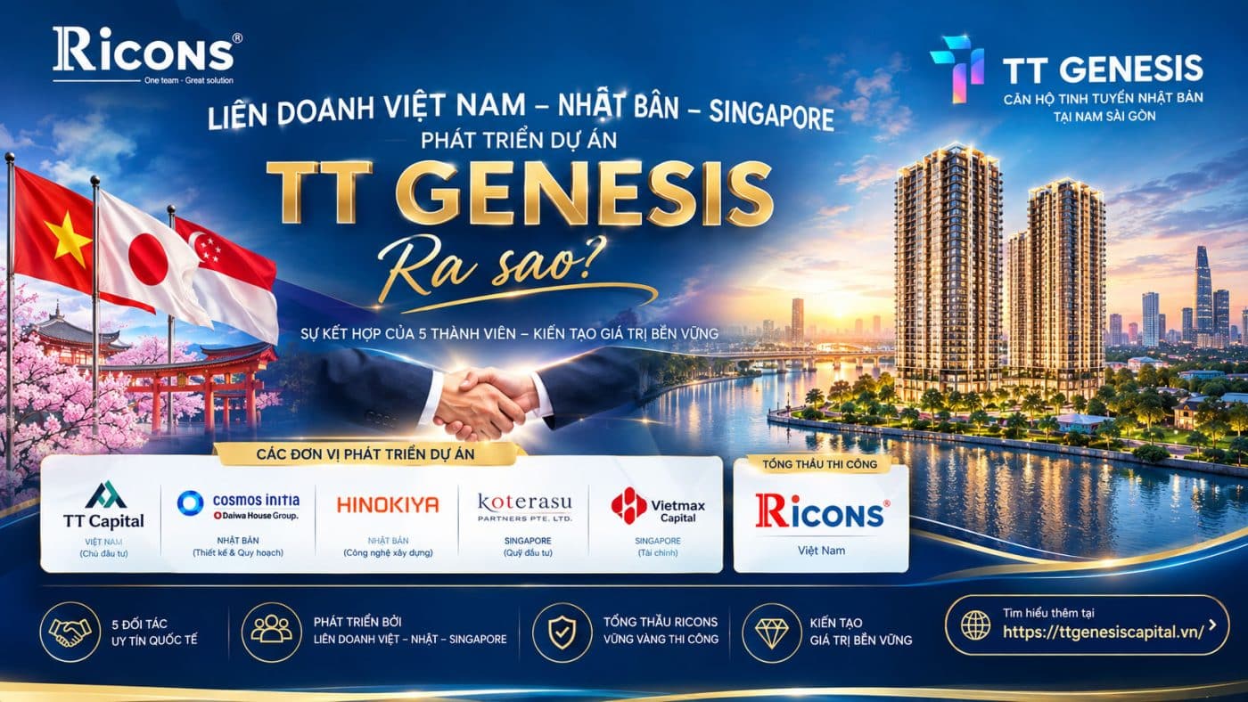 Liên Doanh Việt Nam – Nhật Bản – Singapore Phát Triển TT Genesis Ra Sao?