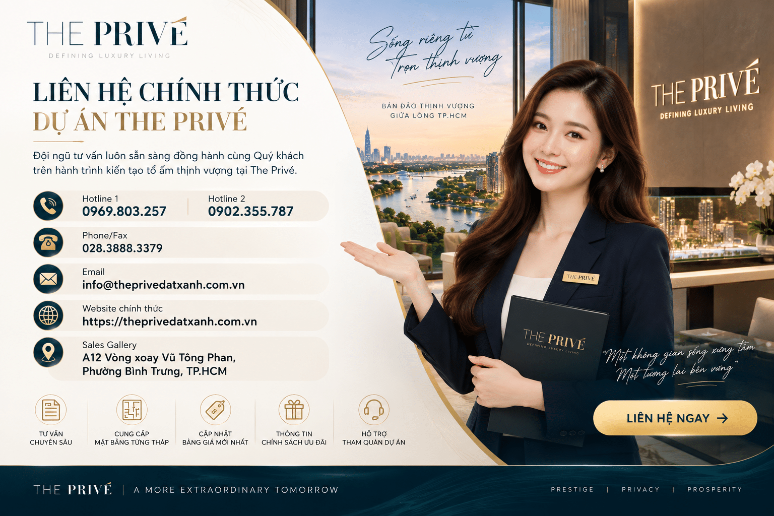 Đăng ký xem mặt bằng 12 tháp và chọn căn The Privé