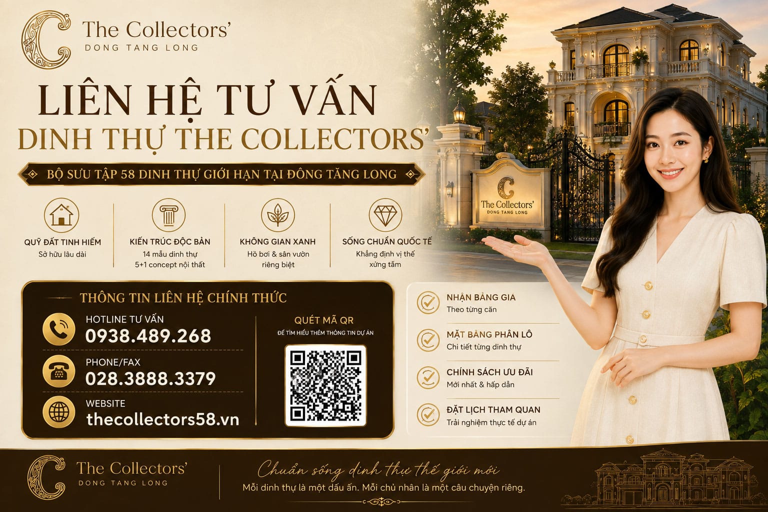 Liên hệ tư vấn The Collectors' Đông Tăng Long
